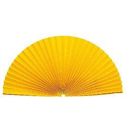 Веер-гармошка 180г/м 100 см, желтый